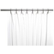 CARNATION HOME FASHIONS USC-4-21 4 Gauge Vinyl Shower Curtain Liner- White USC-4/21